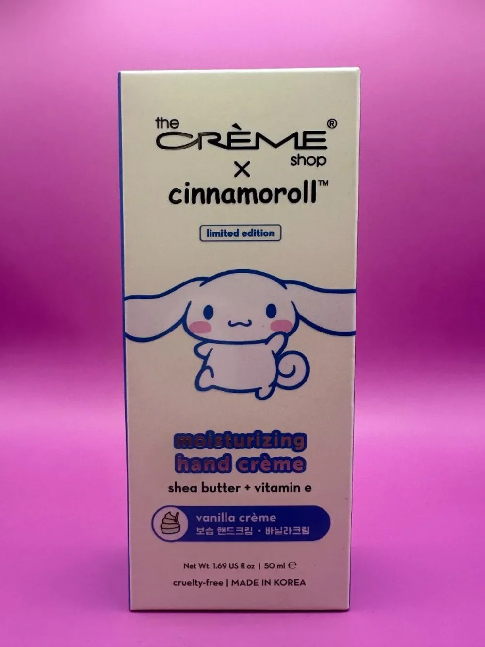 The Crème Shop x Cinnamoroll Limited Edition Moisturizing Hand Crème – Vanilla C